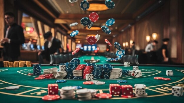 Live dealer spinning French Roulette wheel